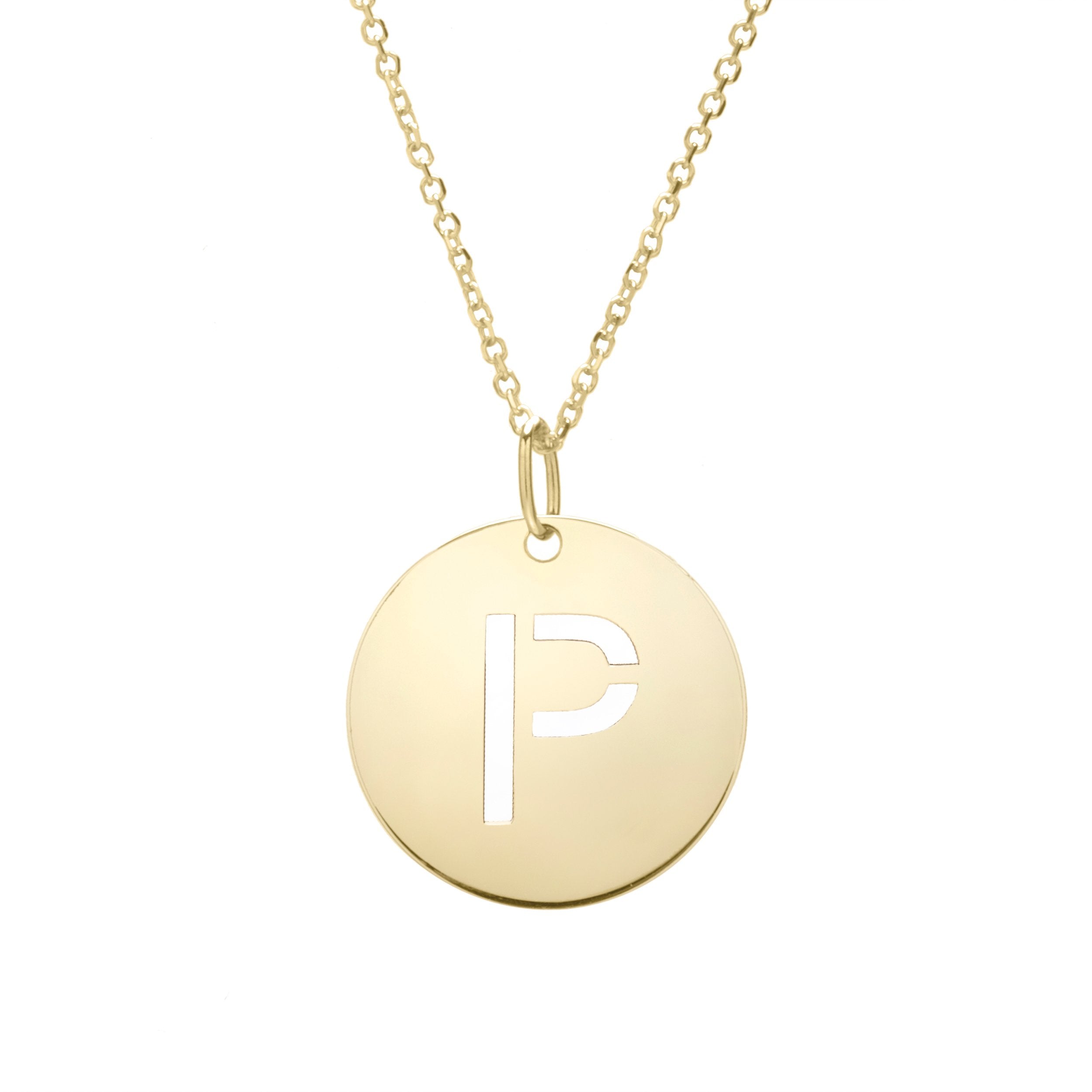 Elsa Peretti® Alphabet Letter P Pendant in Silver, Small | Tiffany & Co.